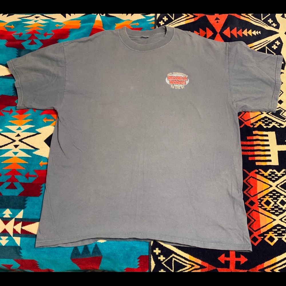 Vintage Jeff Foxworthy comedy tee Comic on back